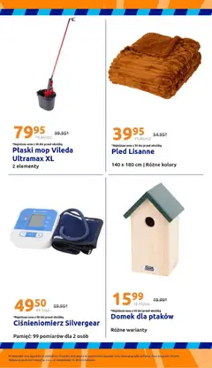 Pogląd oferty "Action Gazetka" - ważna od 31.12.2025 | Strona: 30 | Produkty: Ciśnieniomierz, Mop vileda, Vileda, Pled