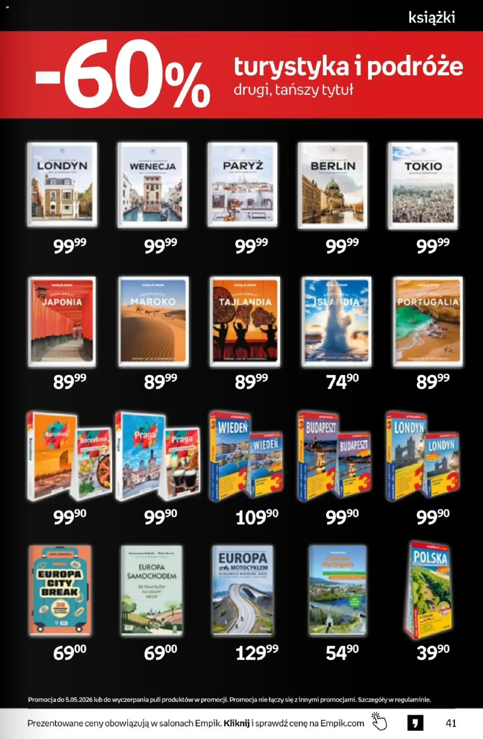 Empik promocje - Tom kultury Książki od 22.04.2026 | Strona: 41 | Produkty: Książki