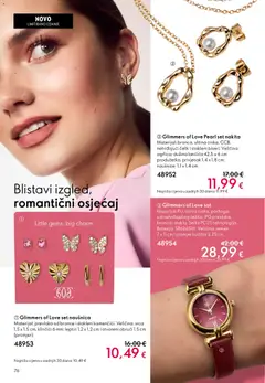 Oriflame - Katalog - Pregled kataloga iz trgovine Oriflame, vrijedi od 18.02.2026 | Stranica: 76 | Proizvodi: Baterija, Sat, Ogrlica, Naušnice