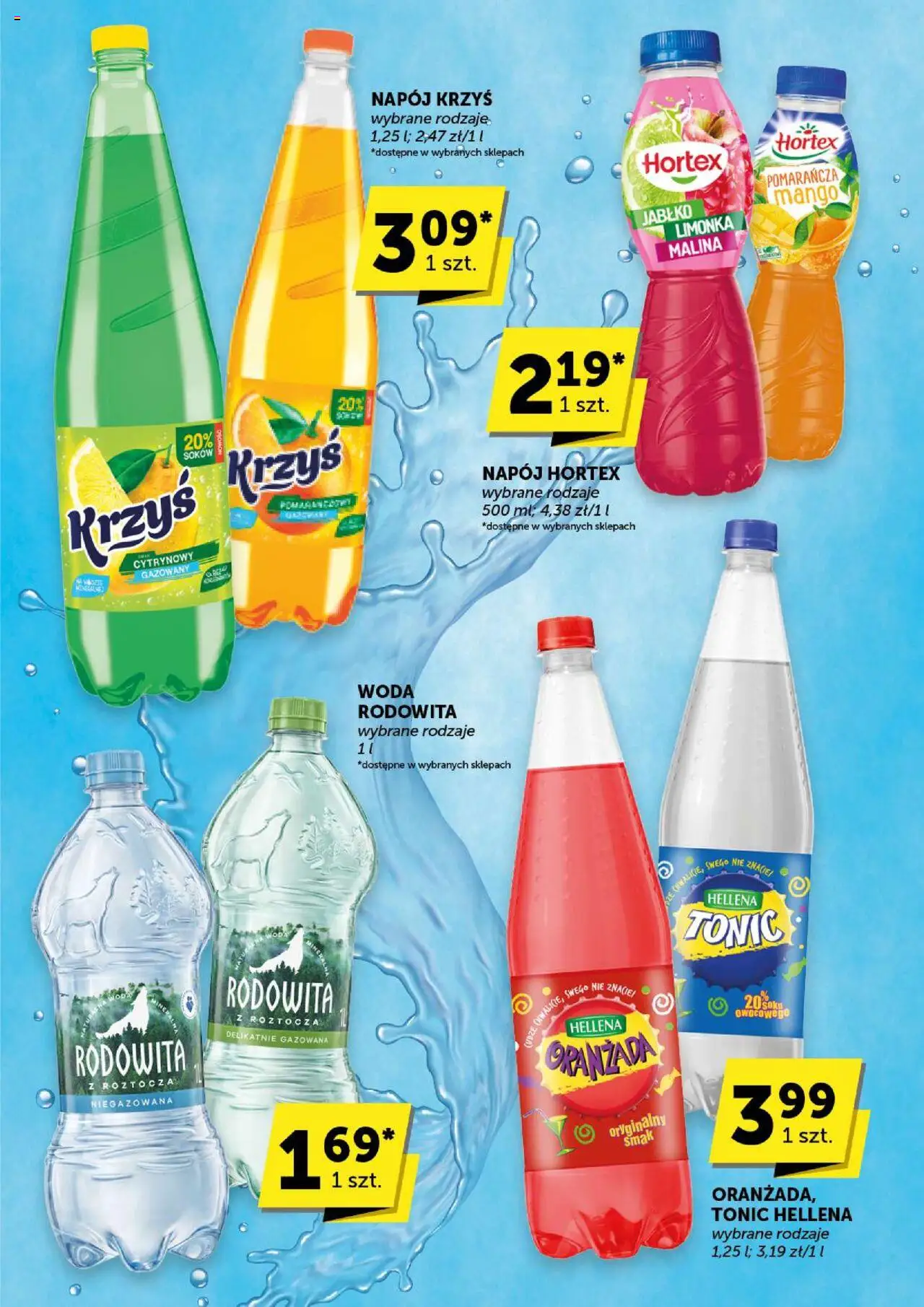 Groszek Gazetka od 07.08.2025 | Strona: 37 | Produkty: Mango, Limonka, Malina, Woda
