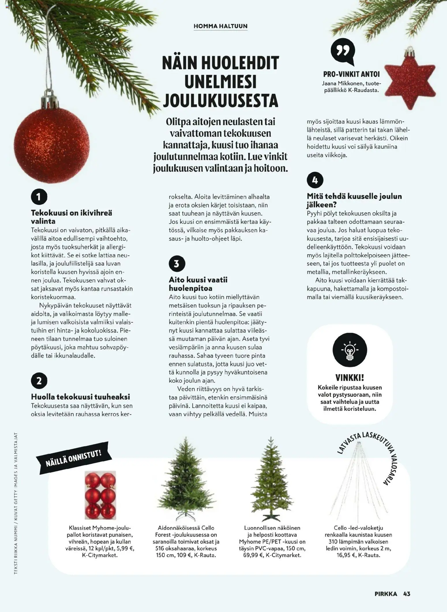 K-Market - Pirkka – voimassa 03.12.2025 alkaen | Sivu: 43 | Tuotteet: Voi