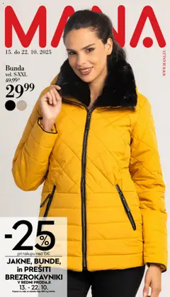 Mana katalog akcije – veljaven od 15.10.2025