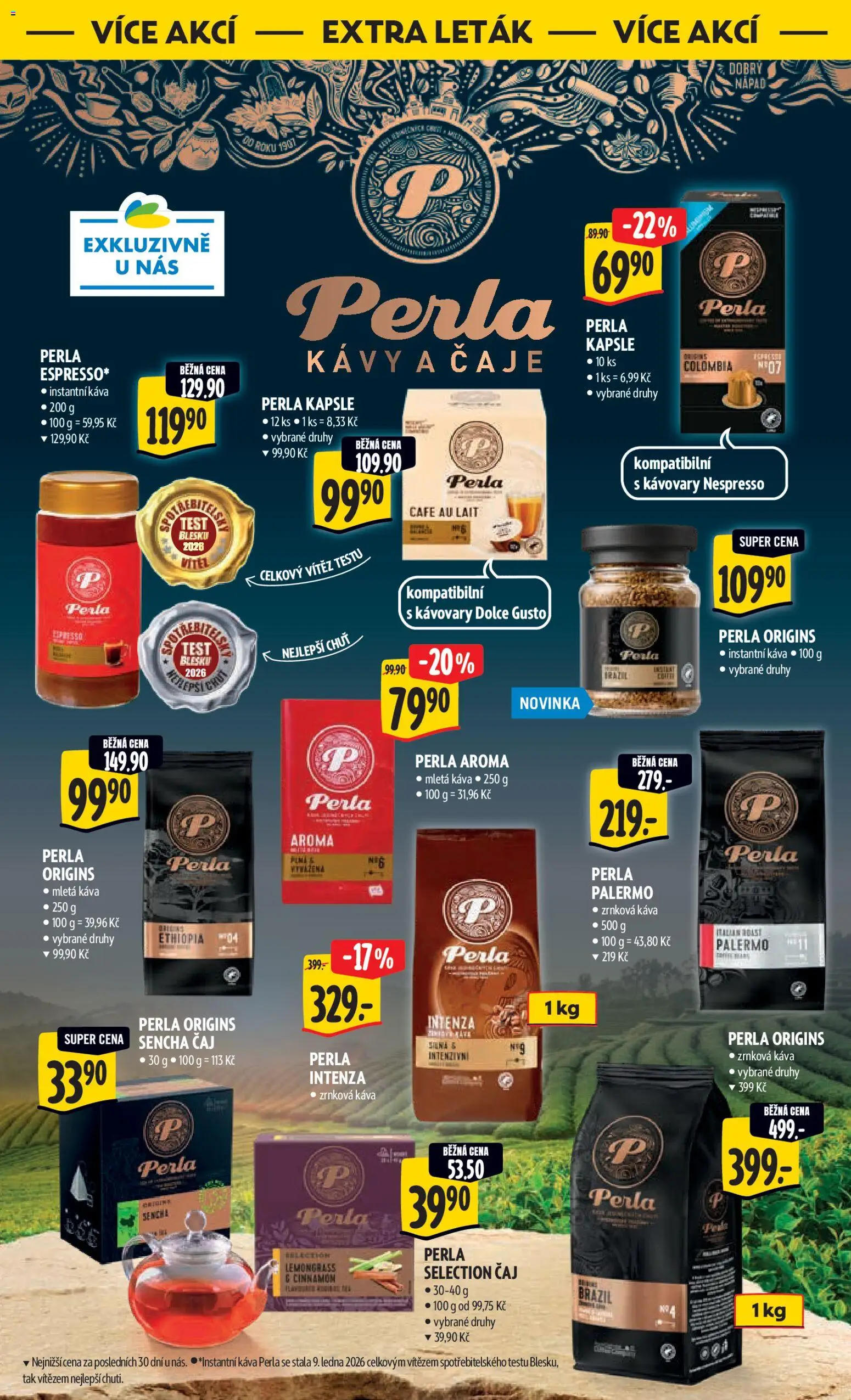 Albert leták - Hypermarket od 28.01.2026 | Strana: 39 | Produkty: Dolce Gusto, Test, Cafe au lait, Zrnková káva