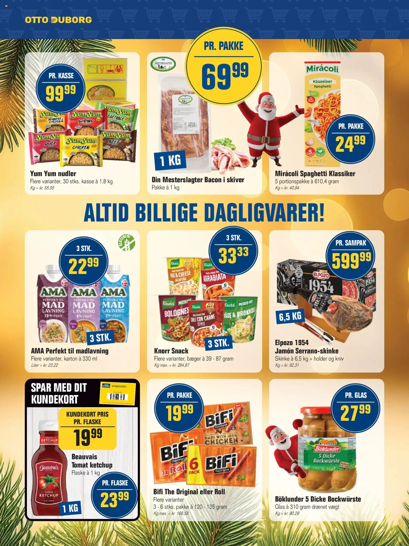 Otto Duborg tilbudsavis – gyldig fra 30.10.2025 | Side: 10 | Produkter: Skinke, Nudler, Spaghetti, Ketchup