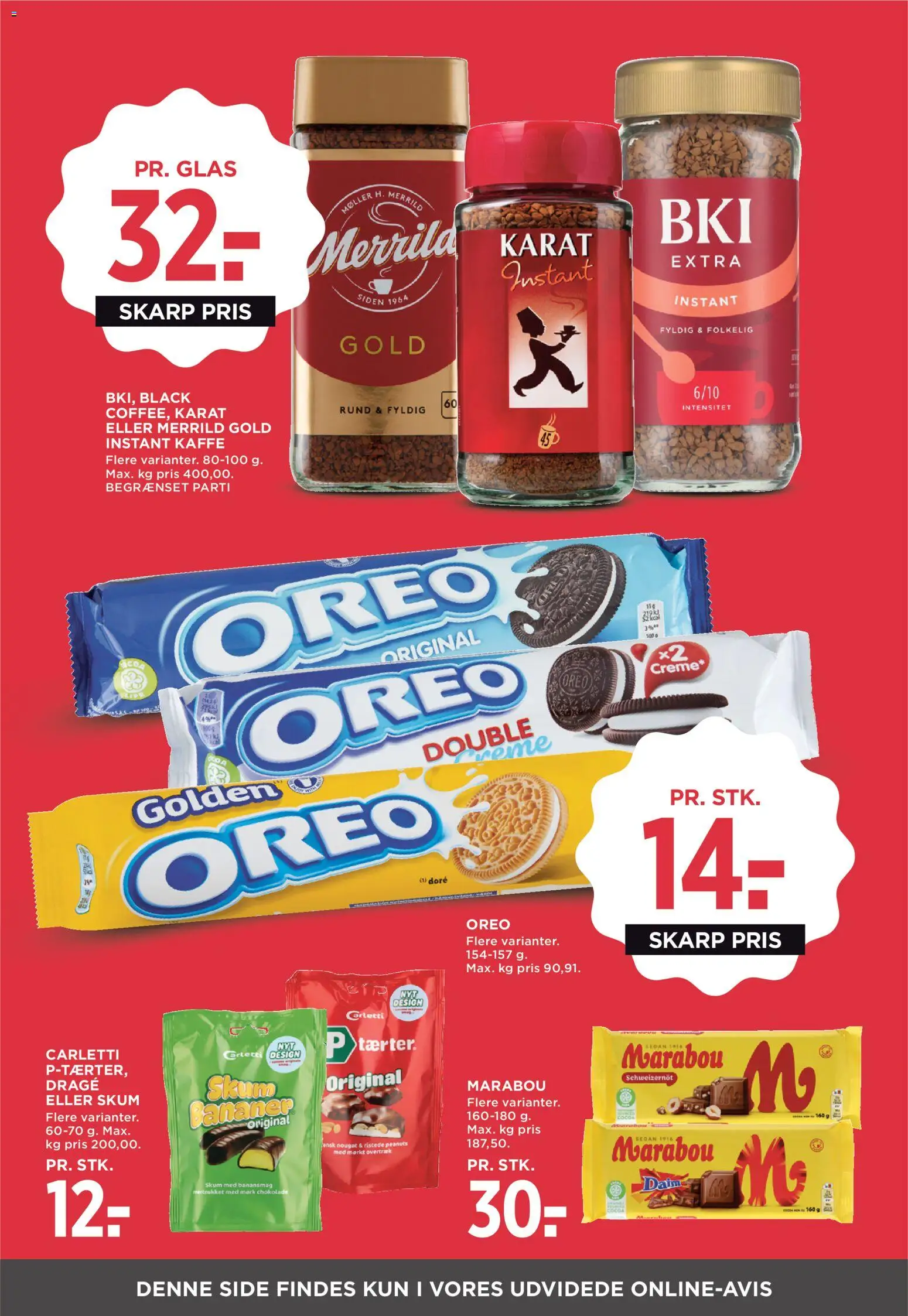 Meny tilbudsavis – gyldig fra 24.04.2026 | Side: 33 | Produkter: Chokolade, Bananer, Peanuts, Nougat