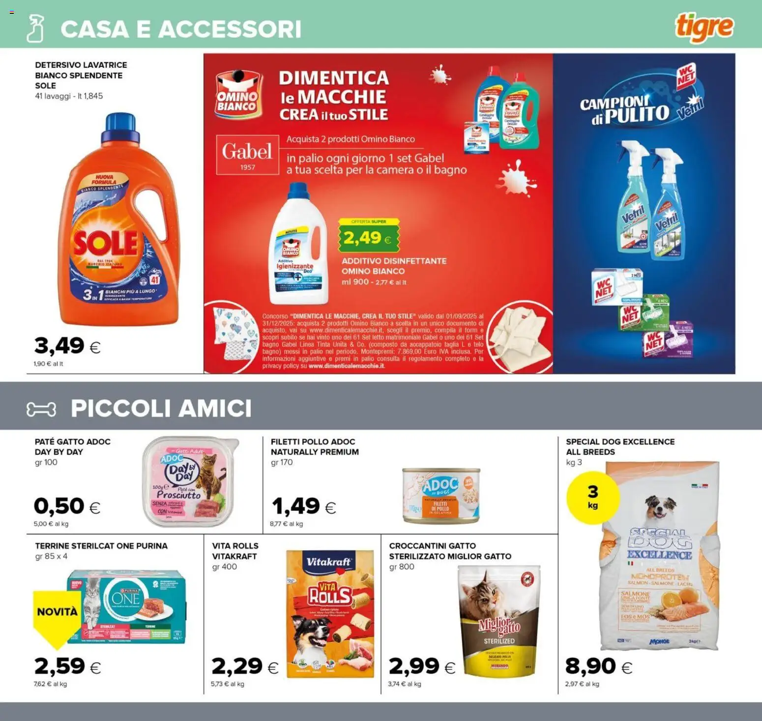 Volantino Tigre del 06.11.2025 | Pagina: 29 | Prodotti: Paté, Salmone, Letto matrimoniale, Lavatrice
