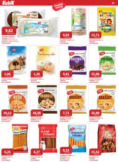 Náhled letáku Kubík leták - Velkoobchod 11/2025 od 01.11.2025 | Strana: 30 | Produkty: Kešu, Pistácie, Tyčinky, Arašídy