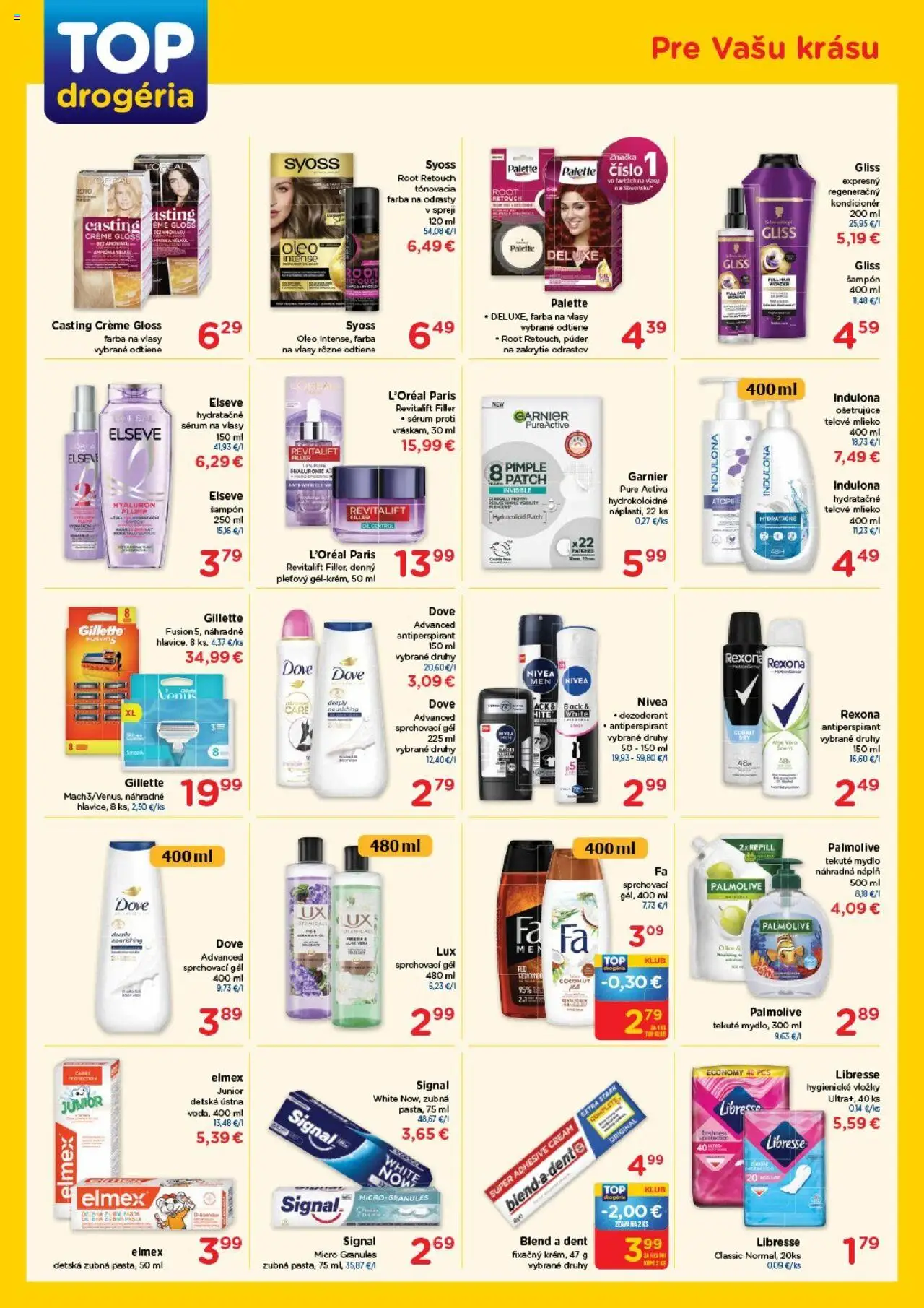 TOP Drogéria leták │ platný od 11.08.2025 | Strana: 3 | Produkty: Mlieko, Nivea, Kondicionér, Mydlo
