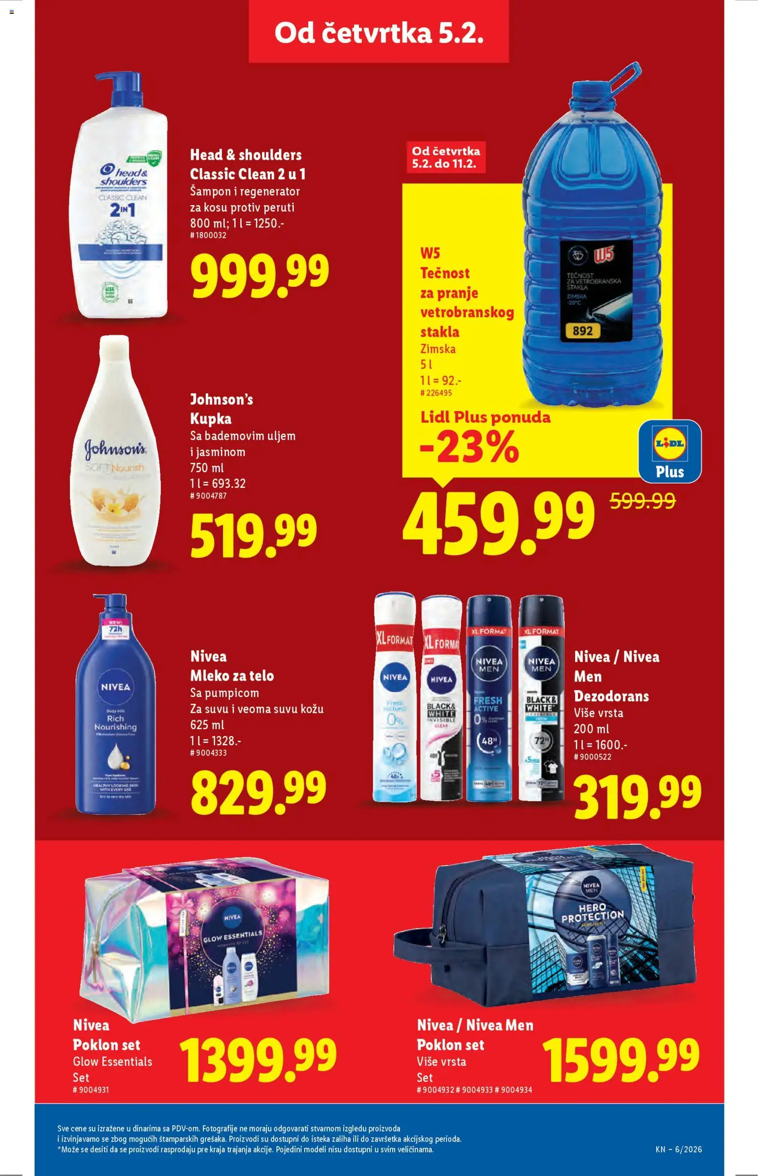 Lidl katalog - važi od 05.02.2026 | Strana: 27 | Proizvode: Nivea, Mleko, Mleko za telo, Dezodorans