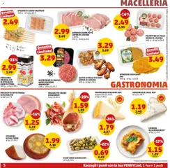 Anteprima del volantino Volantino PENNY	 valido a partire dal 23.10.2025 | Pagina: 5 | Prodotti: Prosciutto Crudo, Parmigiano, Spiedini, Cotechino