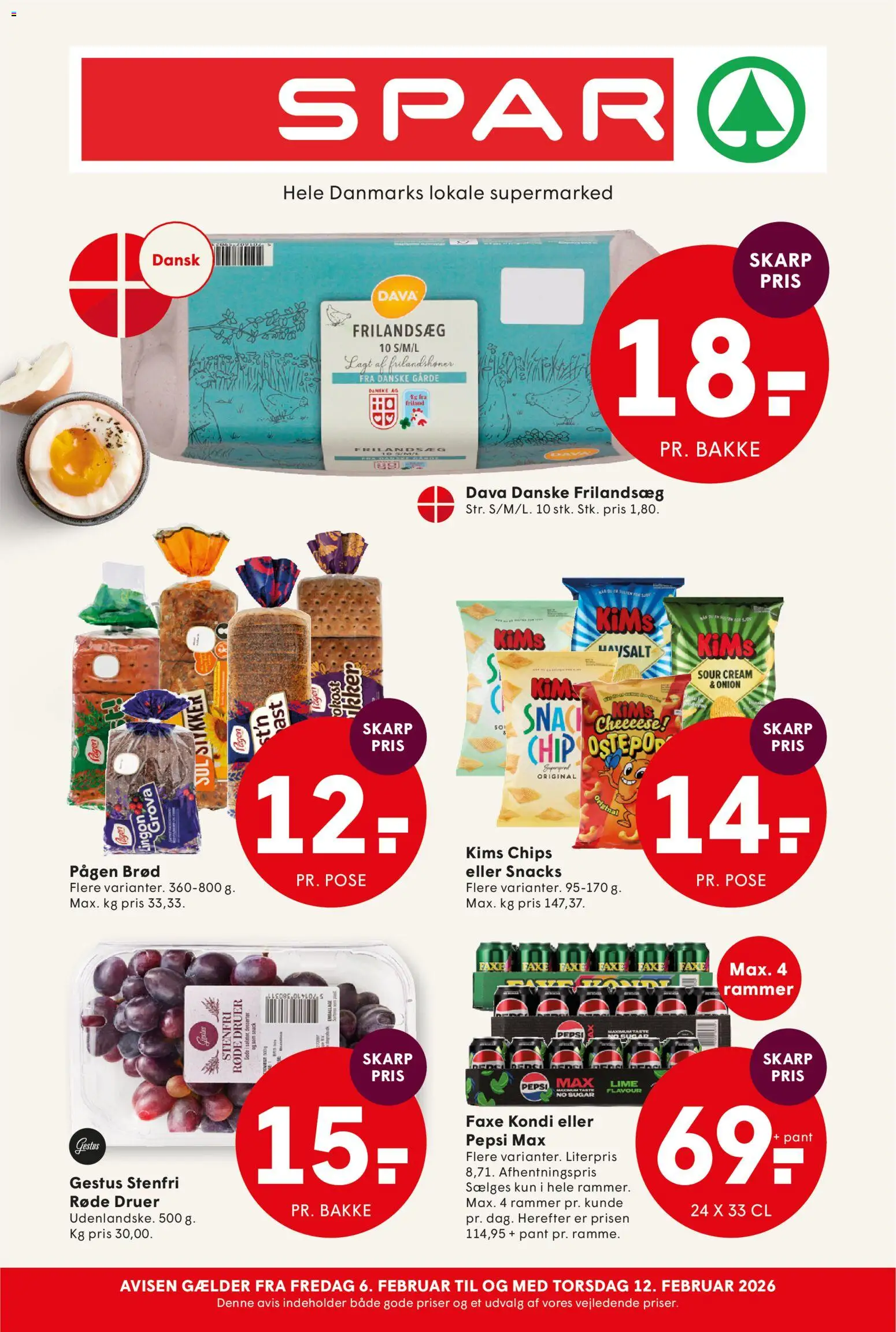 Spar tilbudsavis – gyldig fra 06.02.2026 | Side: 1