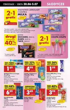 Biedronka gazetka od 30.06.2025 | Strona: 52 | Produkty: Czekolady, Ciastka kruche, Baton, Lizaki