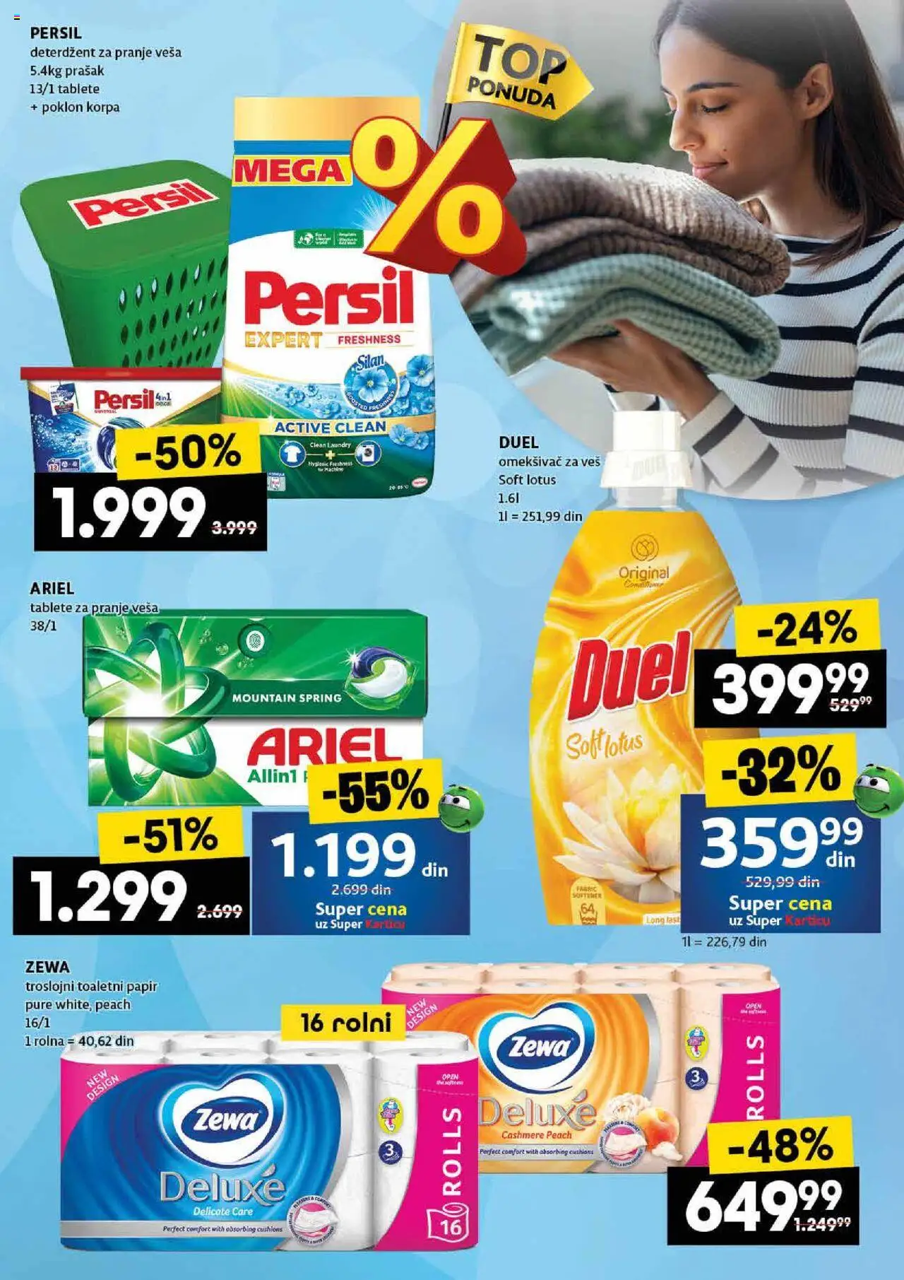 Idea katalog - važi od 14.08.2025 | Strana: 47 | Proizvode: Deterdžent, Silan, Persil, Omekšivač za veš