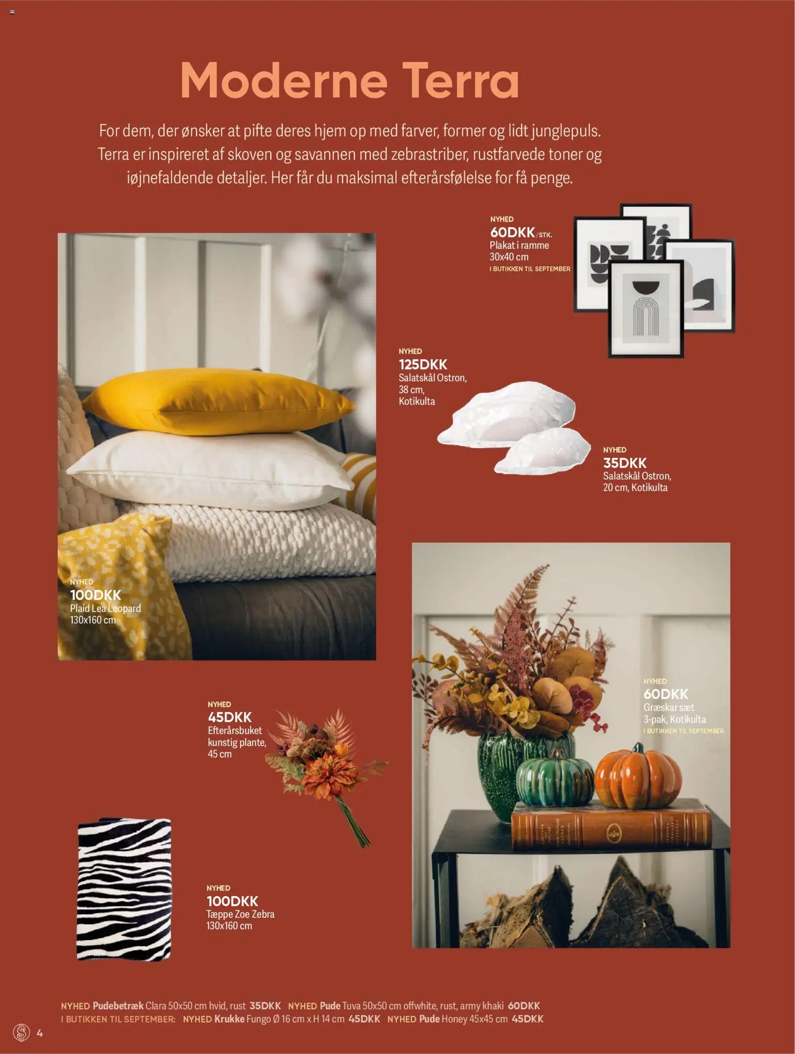 Bigdollar tilbudsavis – gyldig fra 03.09.2025 | Side: 4 | Produkter: Græskar, Pude, Plakat, Pudebetræk