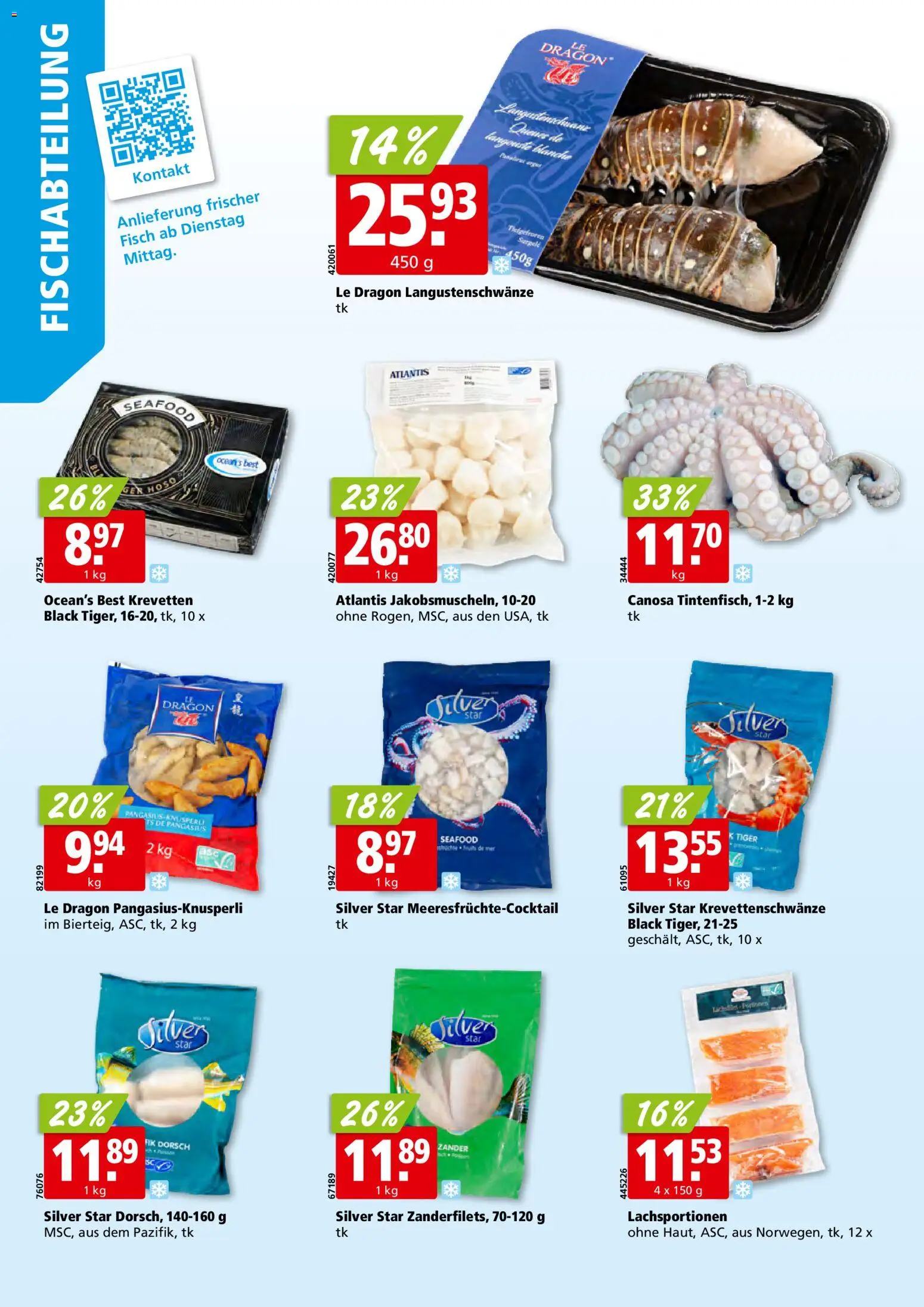 Aligro Aktionen Schlieren, Gossau SG, Frauenfeld, Rapperswil-Jona, Sargans, Bern, Brüttisellen, Pratteln, Emmen, Spreitenbach – gültig ab 27.12.2025 | Seite: 4 | Produkte: Fisch