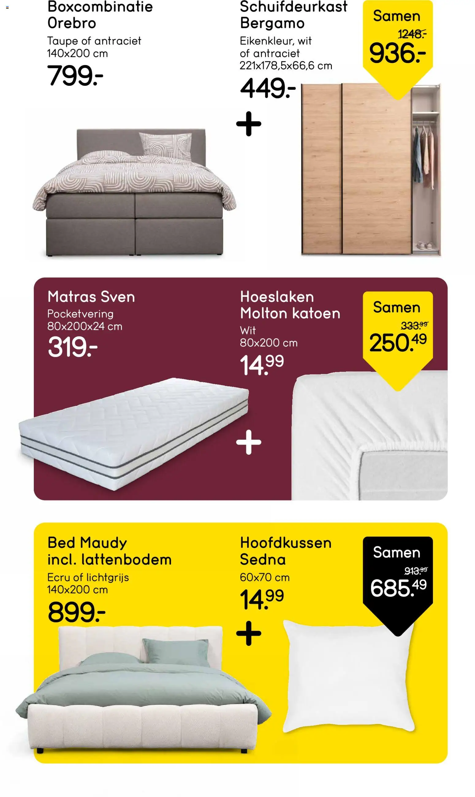 {H1} | Pagina: 3 | Producten: Dekbed, Ladekast, Verlichting