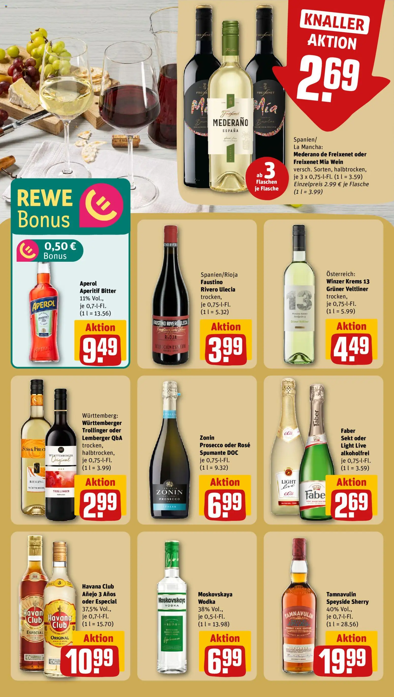 Rewe ihr Kaufpark Prospekt 	 – gültig ab 03.11.2025 | Seite: 23 | Produkte: Sekt, Aperol, Wein, Wodka