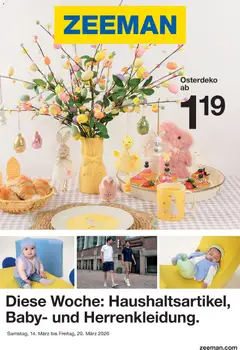 Zeeman Prospekt 	 ab 14.03.2026 gültig