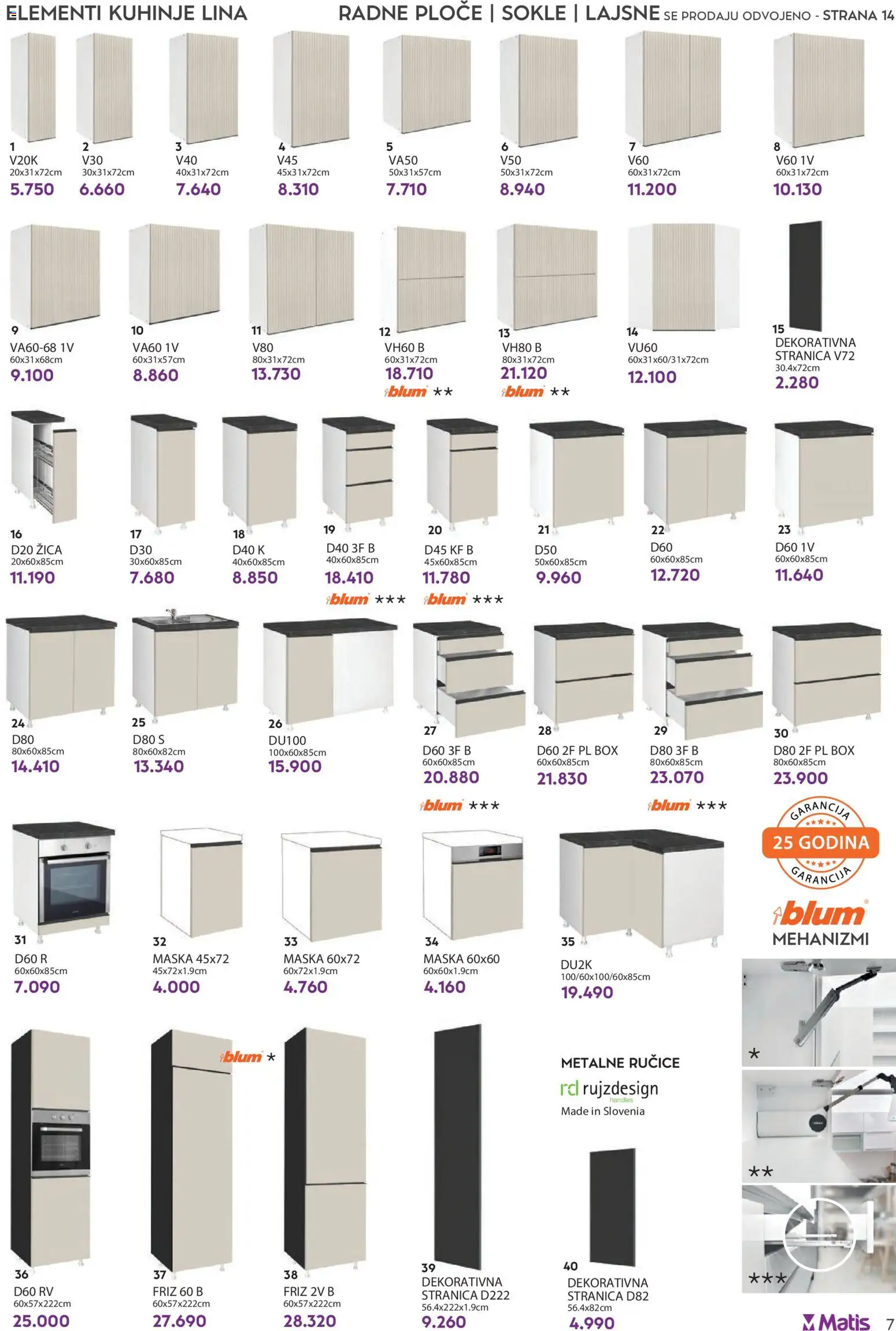 Matis katalog - važi od 01.01.2026 | Strana: 7 | Proizvode: Maska