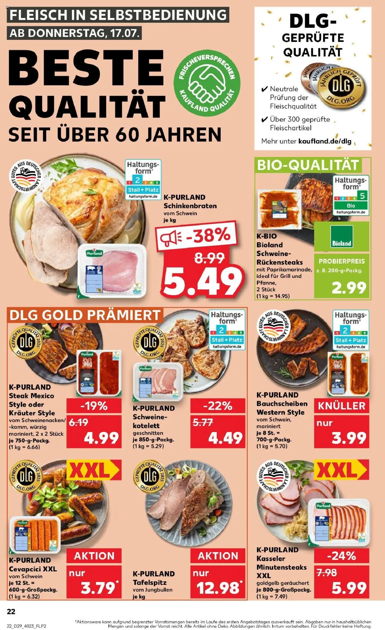 Kaufland prospekt Glauchau	 - gültig ab dem 21.07.2025 | Seite: 35 | Produkte: Tafelspitz, Grill, Cevapcici, Steak