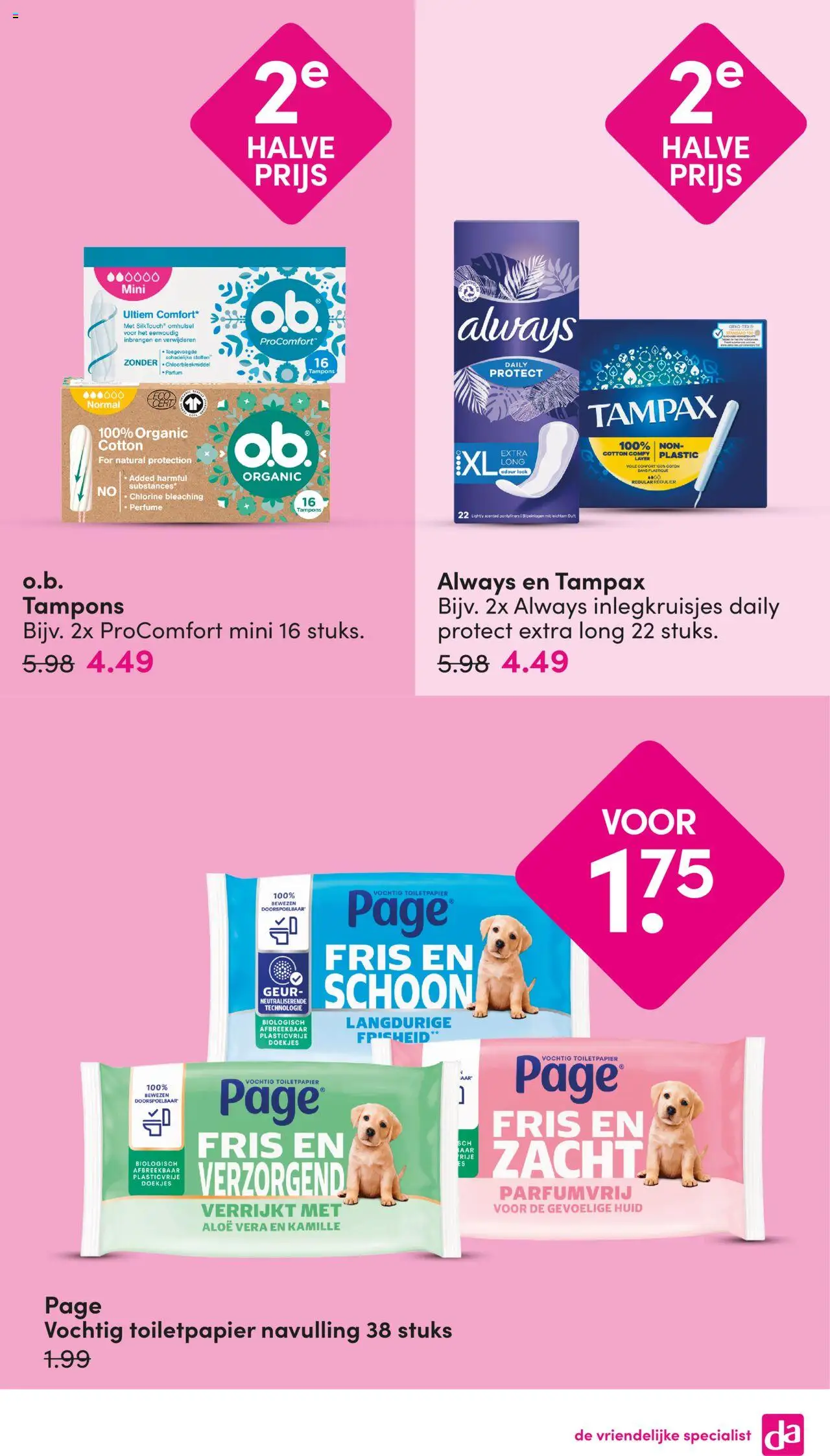 {H1} | Pagina: 27 | Producten: Ostyalap, Geur, Tampons, Toiletpapier