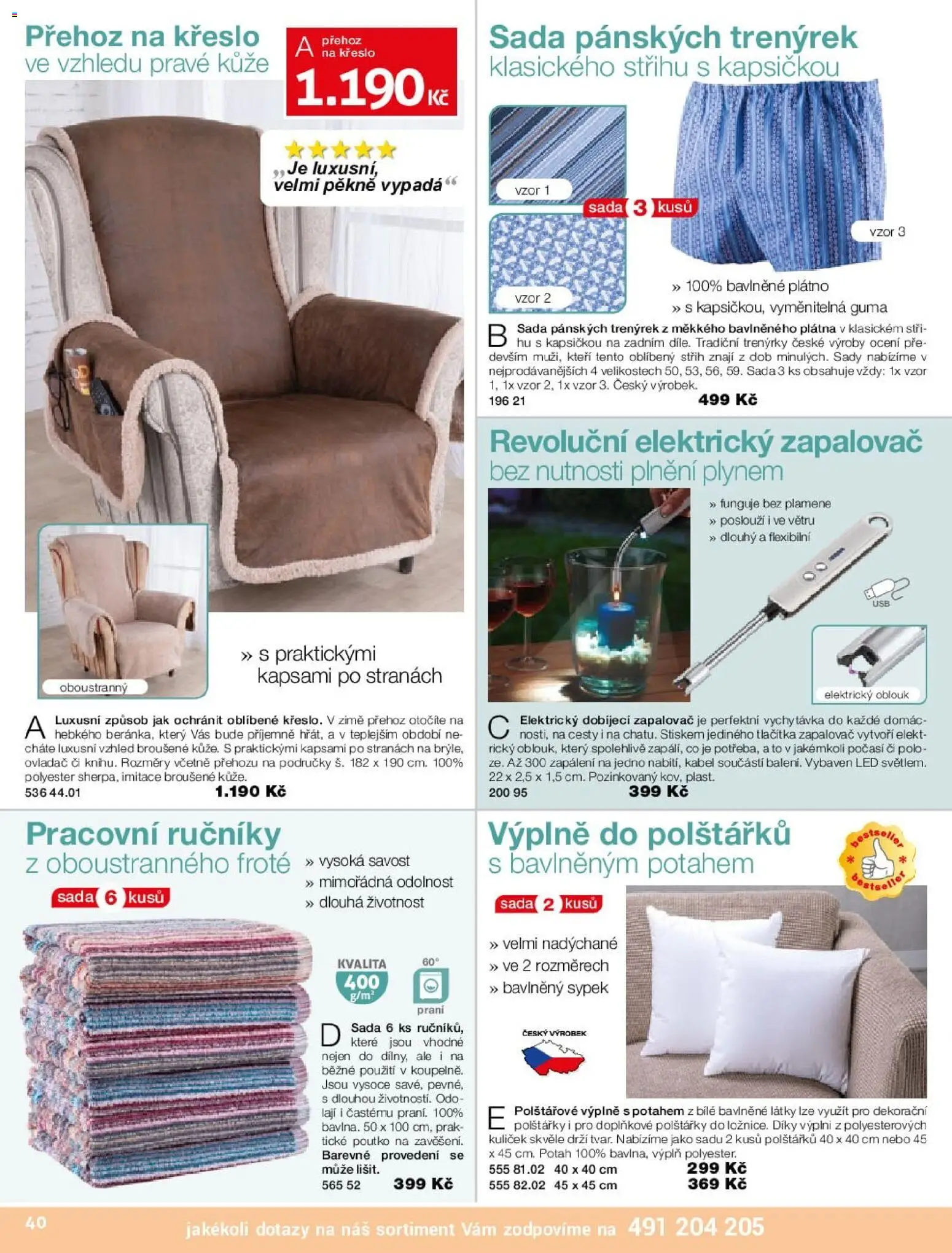 Decodoma katalog od 16.02.2026 | Strana: 40 | Produkty: Kabel, Ručníky, Guma, LED