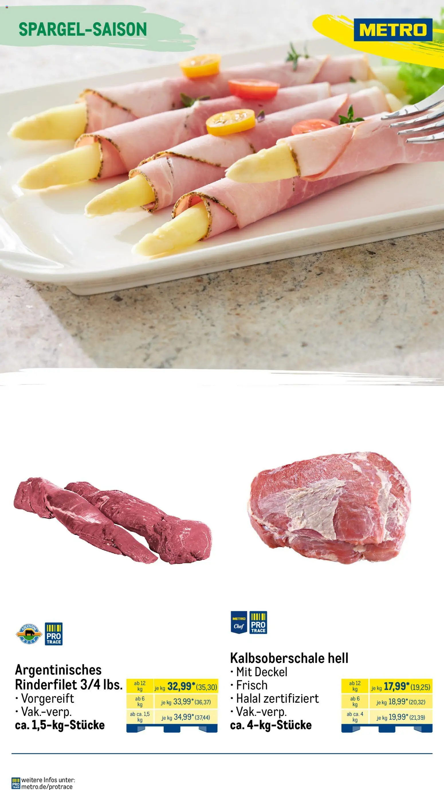 Metro Monats-Menü – gültig ab 01.05.2026 | Seite: 6 | Produkte: Rinderfilet