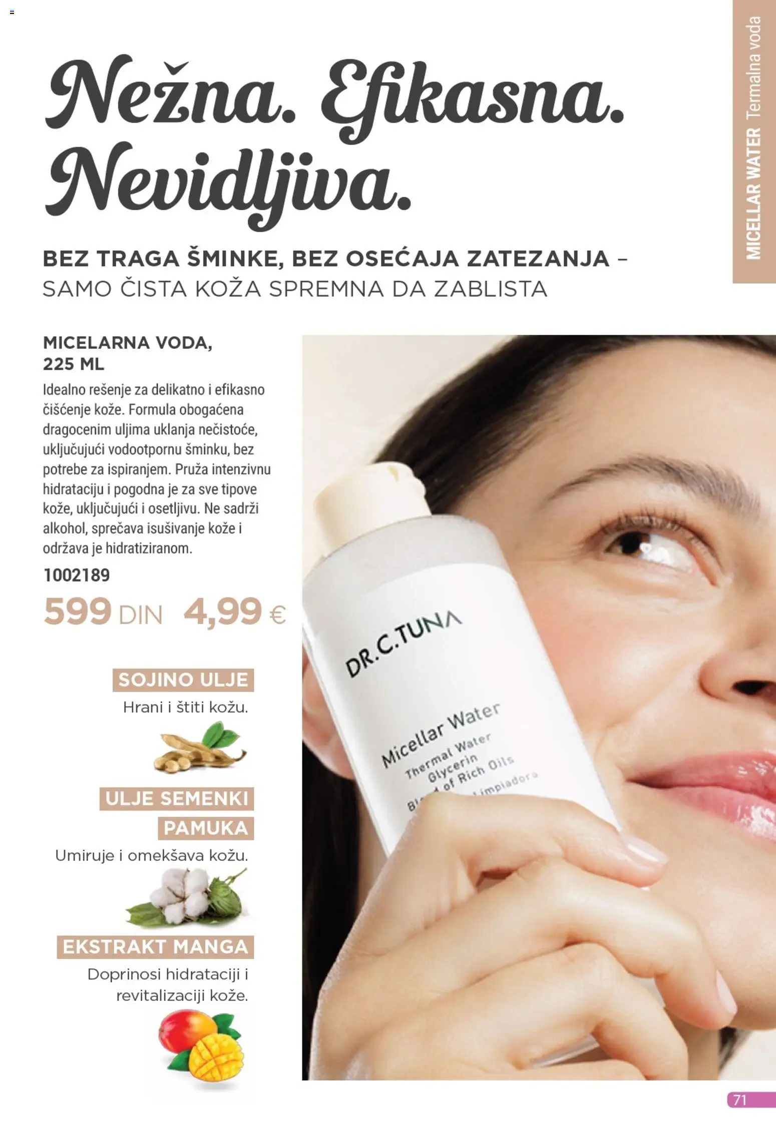 Farmasi katalog - važi od 01.11.2025 | Strana: 71 | Proizvode: Voda, Ulje