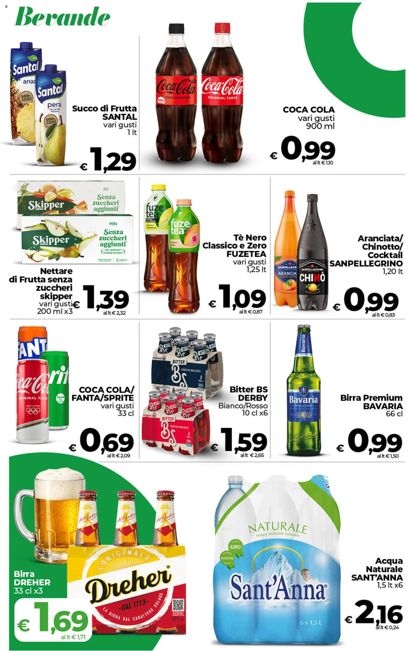 Volantino COOP del 07.04.2026 | Pagina: 28 | Prodotti: Tè, Acqua, Acqua minerale, Coca Cola
