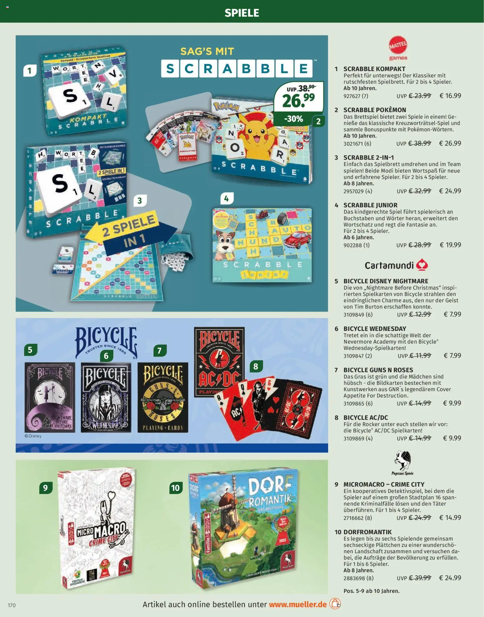 Müller Spielwarenkatalog – gültig ab 27.10.2025 | Seite: 170 | Produkte: Spiel