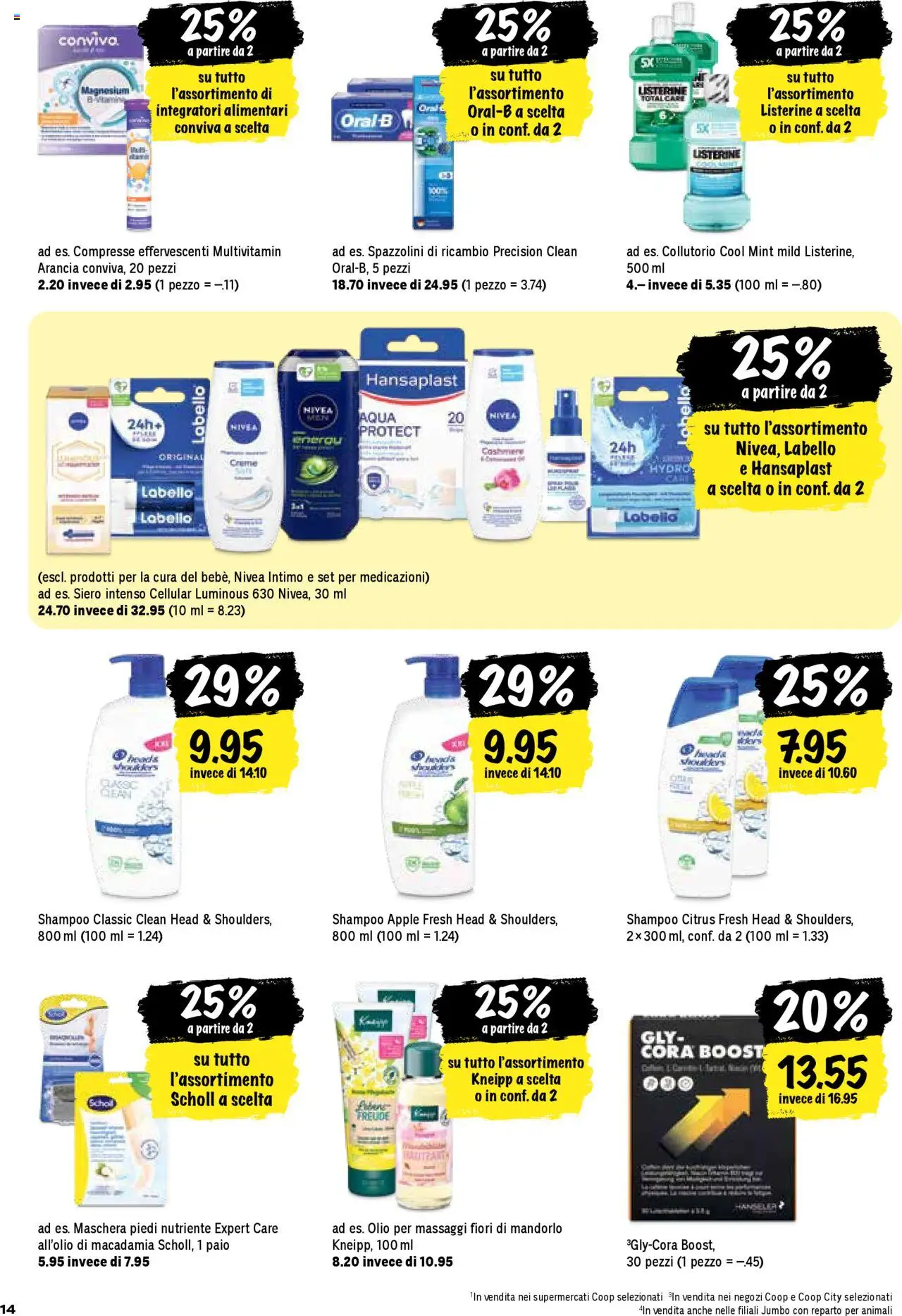 Coop - Una settimana di azioni – gültig ab 25.09.2025 | Seite: 14 | Produkte: Serum, Shampoo, Apple, Creme
