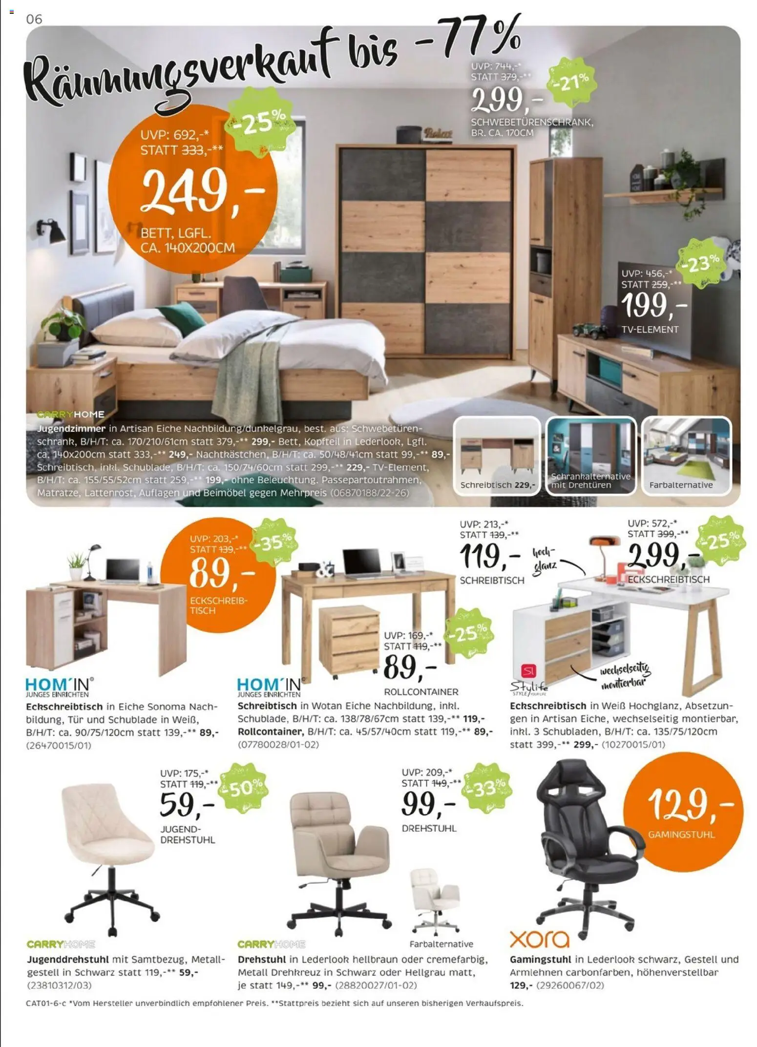 XXXLutz Carry Home gültig ab 05.01.2025 | Seite: 6 | Produkte: Tisch