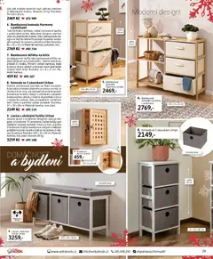 Náhled letáku Velký Košík katalog listopad 2025 od 01.11.2025 | Strana: 79 | Produkty: Skříňka na klíče, Úložné košíky, Nábytek, Komoda