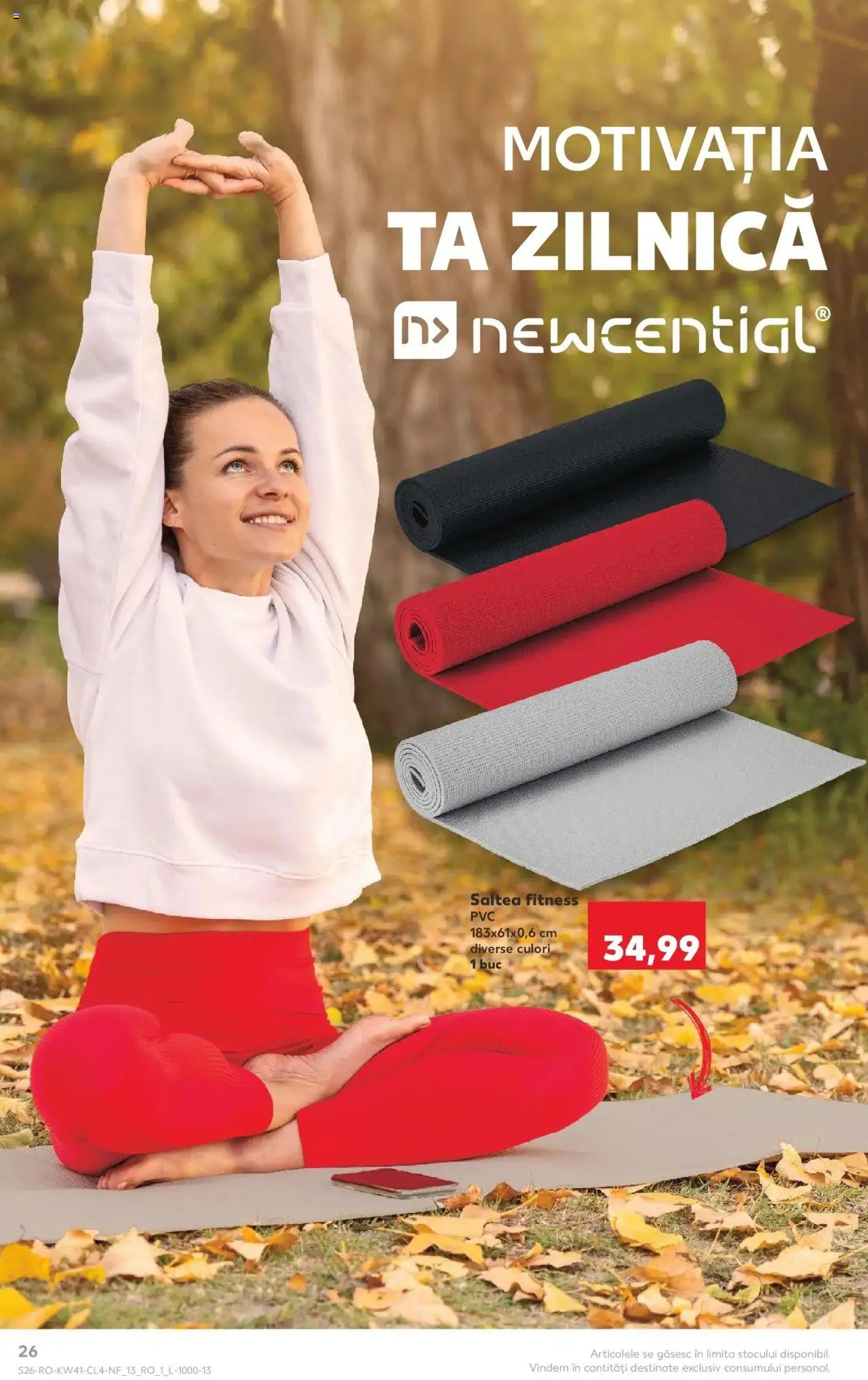 Noul catalog Kaufland – valabil de la 08.10.2025 | Pagină: 26 | Produse: Saltea