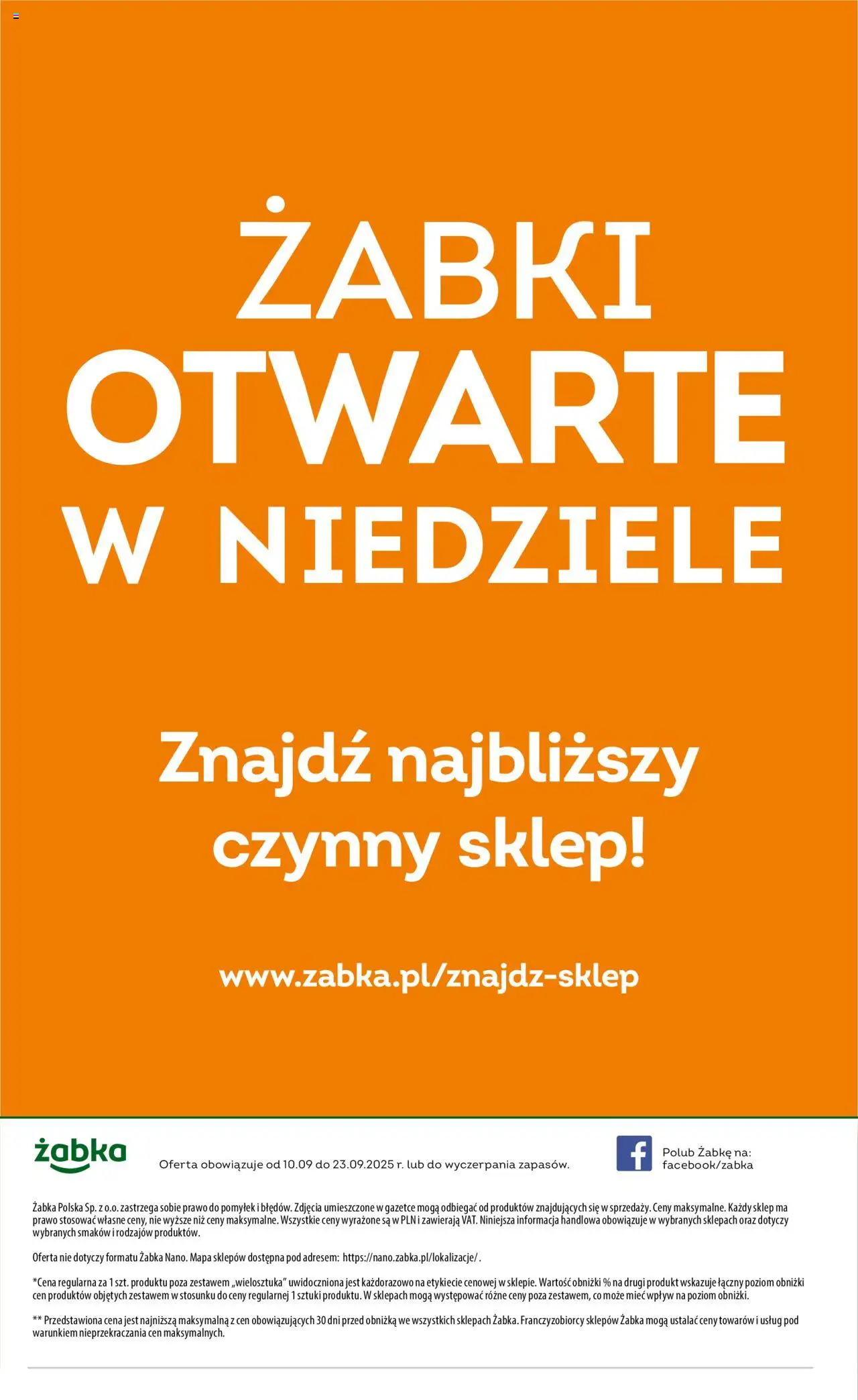 Żabka Gazetka - Codzienne produkty od 10.09.2025 | Strona: 18