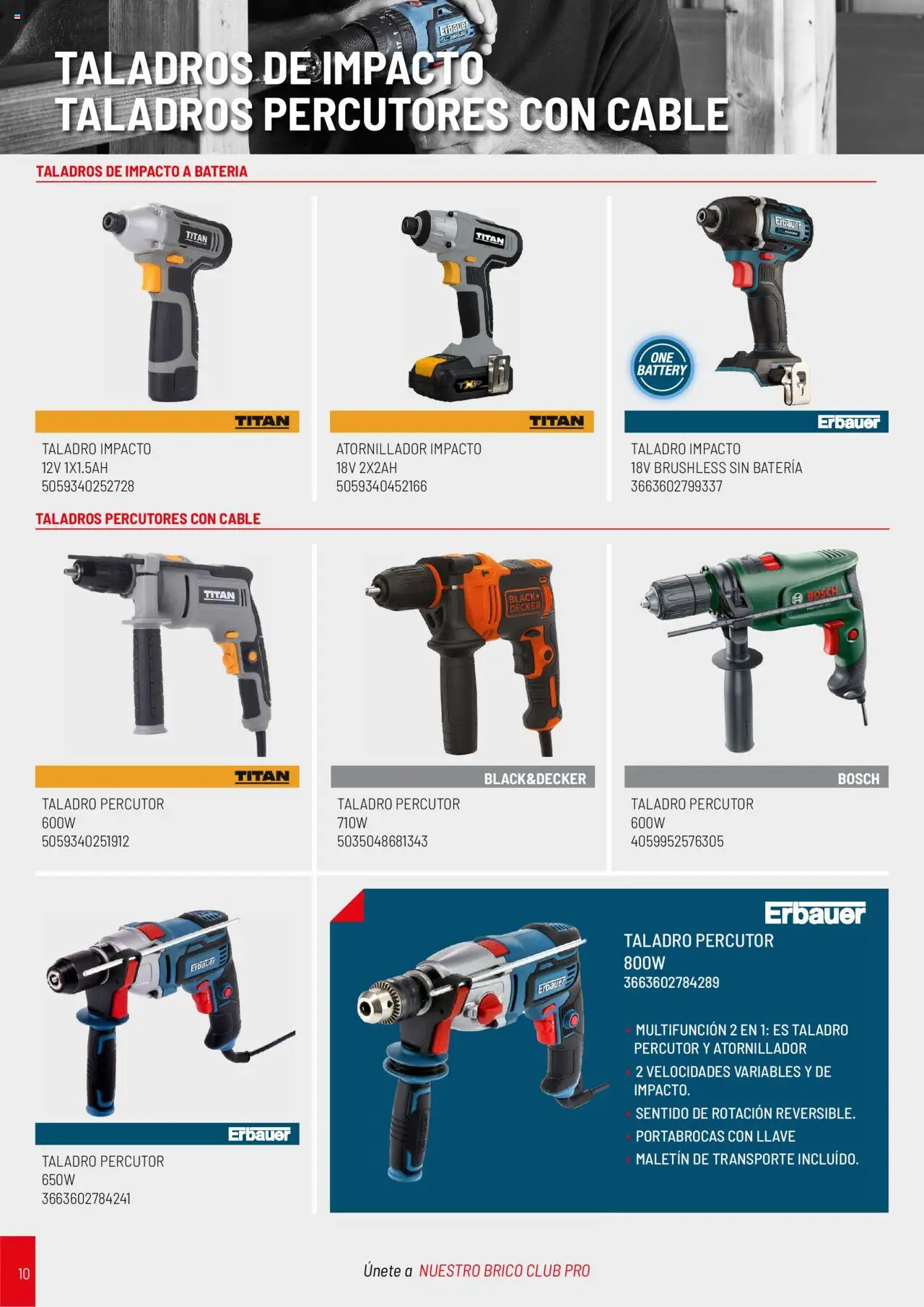 Brico Depôt folleto │ válido desde el 01.04.2025 | Página: 10 | Productos: Cable, Batería