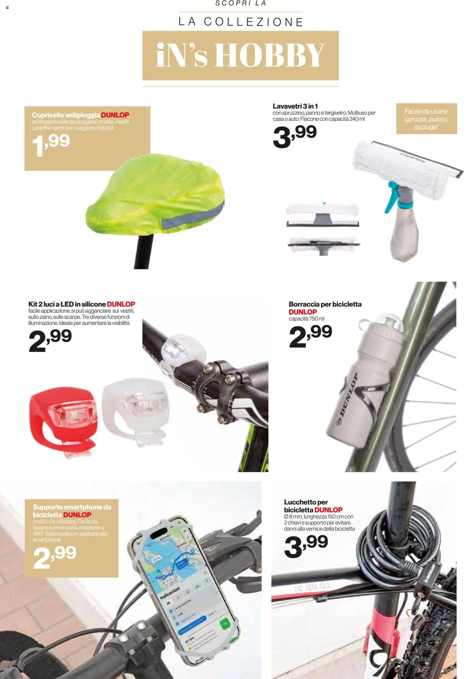 Volantino IN's del 11.03.2026 | Pagina: 22 | Prodotti: Bicicletta, Smartphone, Silicone, Borraccia