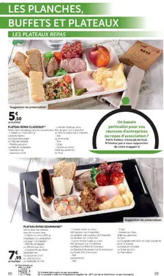 U Express - Prévisualisation de U Express - La carte Printemps Été valide à partir de 03.03.2026 | Page: 10 | Produits: Plateau repas, Café, Pommes, Chips