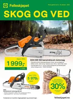 Forhåndsvisning av Felleskjøpet kundeavis gyldig fra 13.10.2025