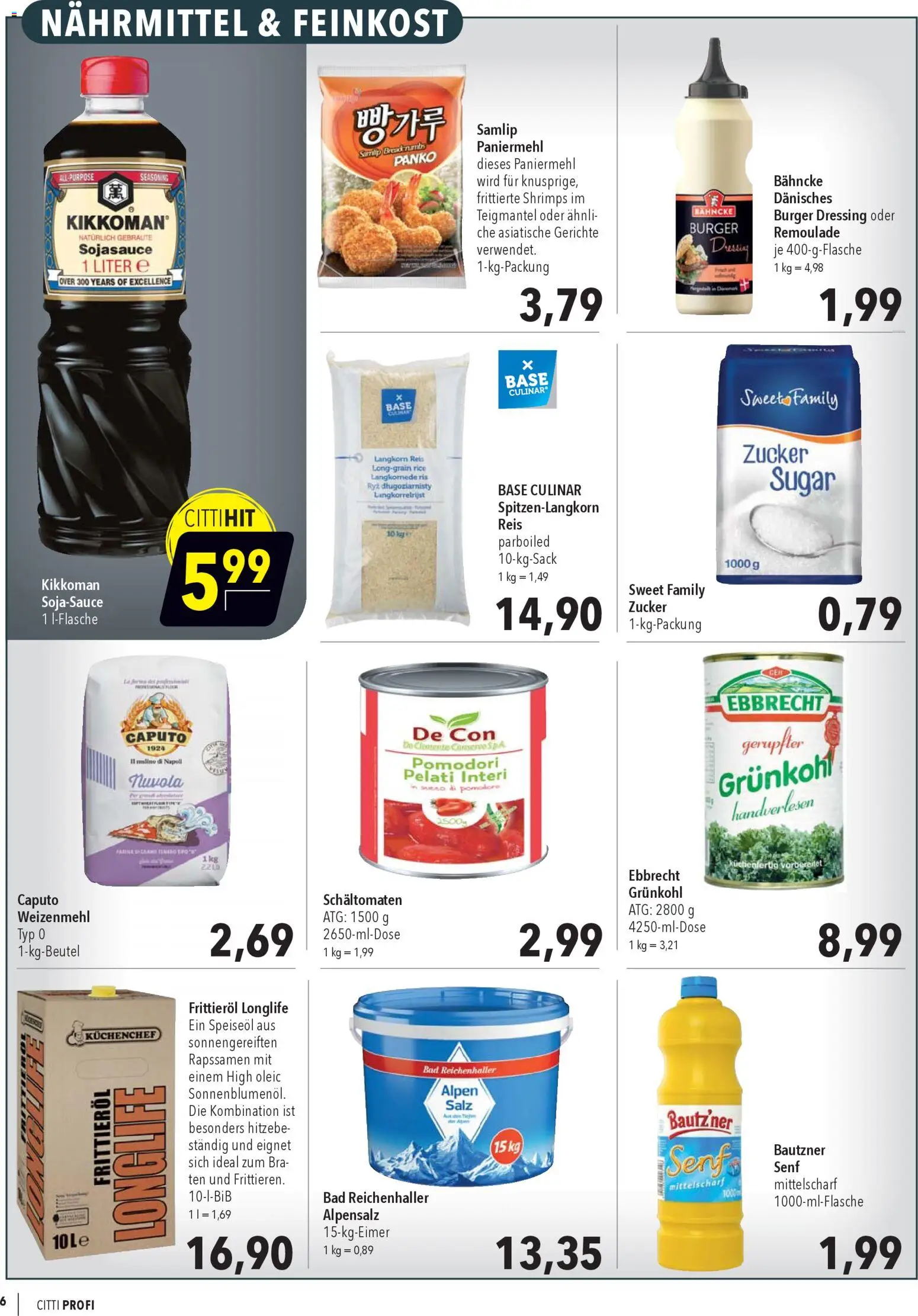 CITTI Markt  Aktuelle Angebote für Profis – gültig ab 02.01.2026 | Seite: 6