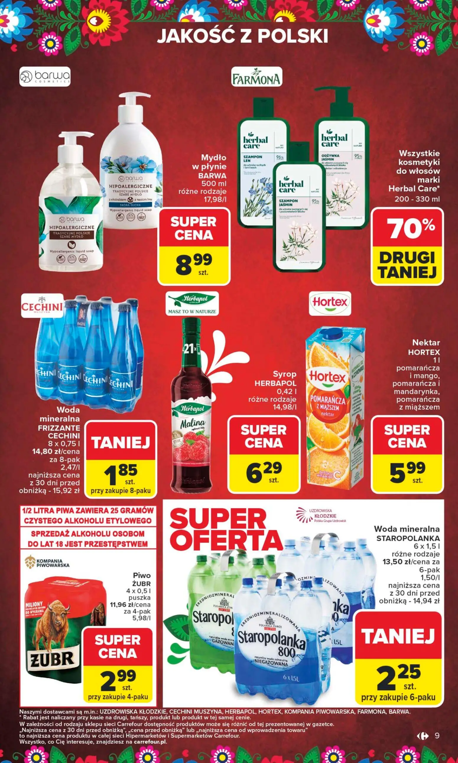 Carrefour Gazetka od 10.11.2025 | Strona: 11 | Produkty: Syrop, Malina, Kosmetyki, Mydło