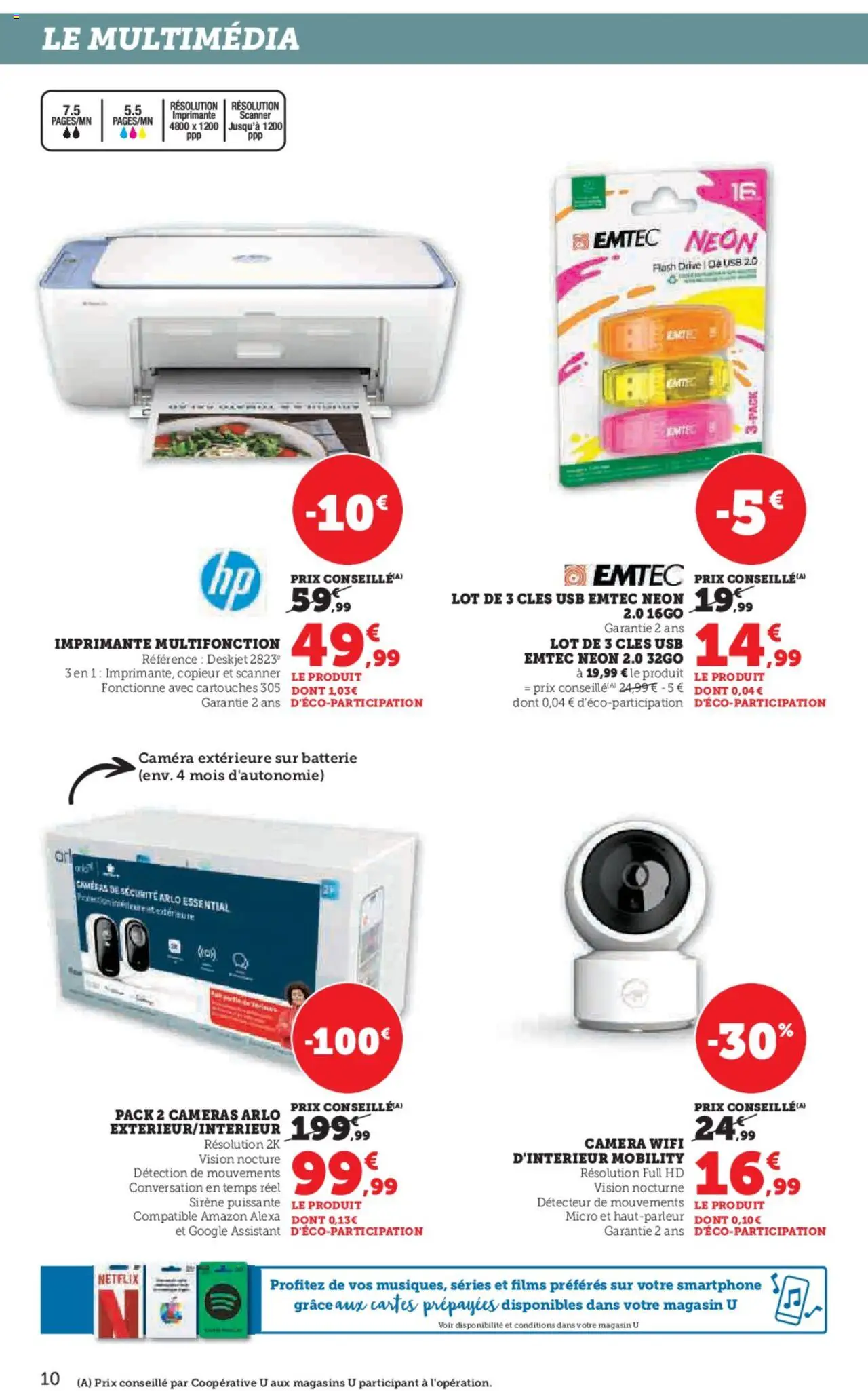 {H1} | Page: 10 | Produits: USB, Imprimante multifonction, Batterie, Scanner
