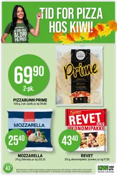 Forhåndsvisning av MOZZARELLA, 210 g, Eldorado, pr. kg 203,20 gyldig fra 20.10.2025 | Side: 13