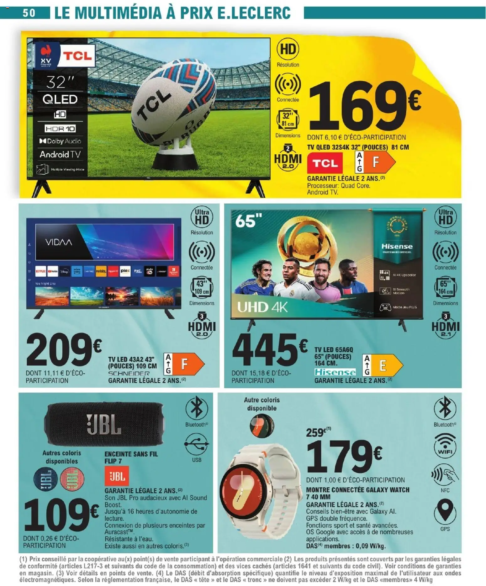 {H1} | Page: 50 | Produits: Montre, Audio, Enceinte, Portable