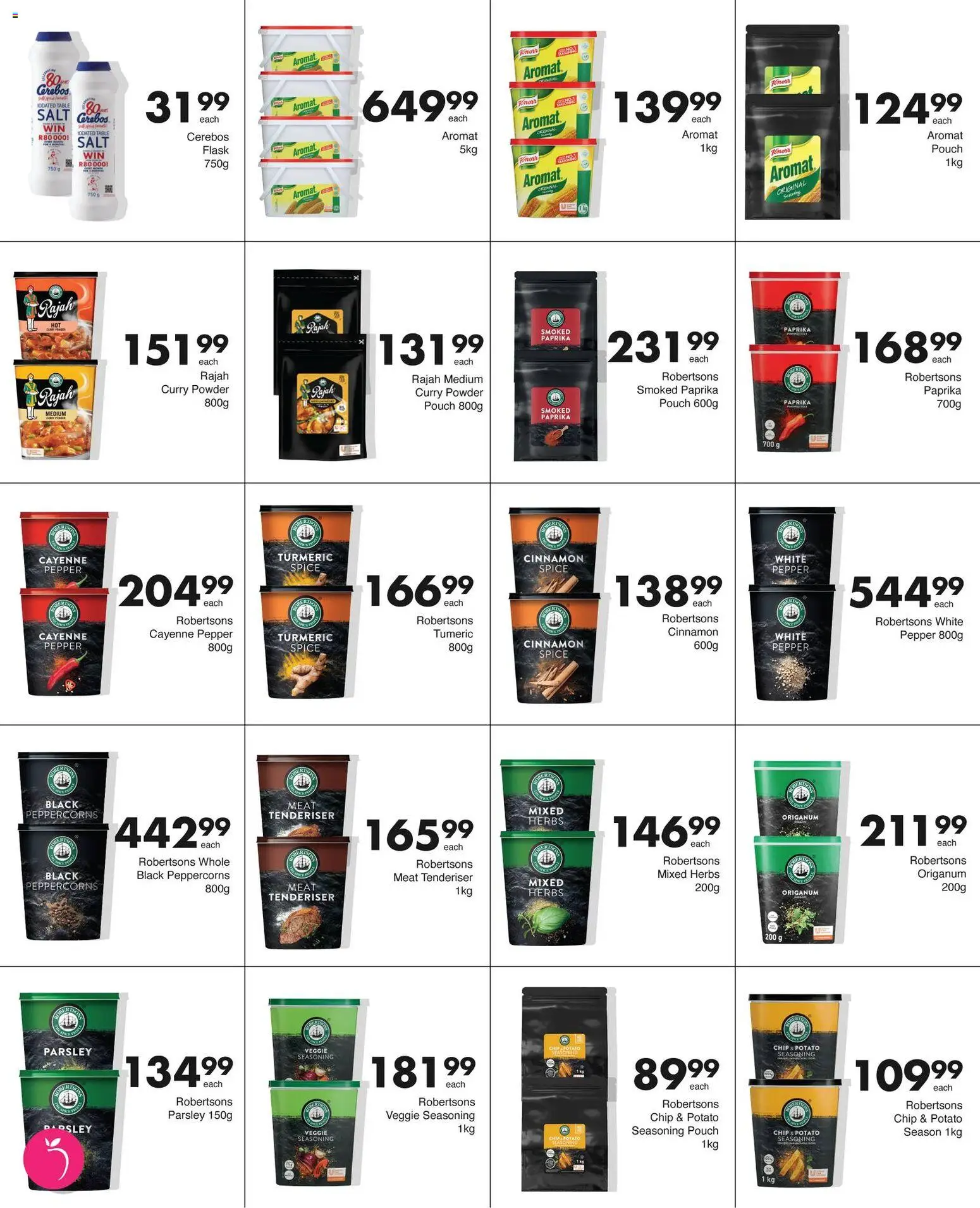 New Save catalogue – valid from 23.03.2026 | Page: 13 | Products: Table, Herbs, Salt, Peach