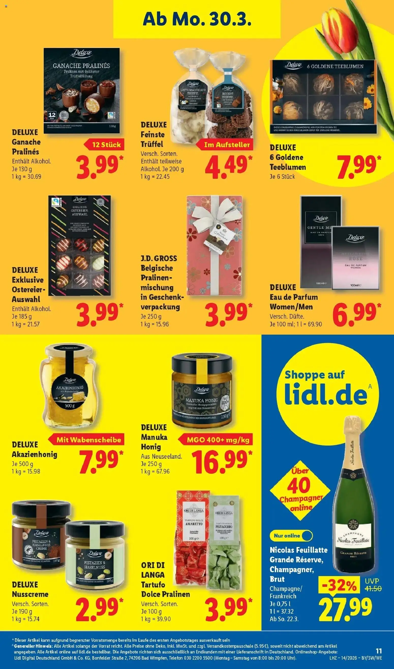 Lidl Prospekt Hof-innenstadt – gültig ab 30.03.2026 | Seite: 23 | Produkte: Bad, Pistazien, Creme, Telefon