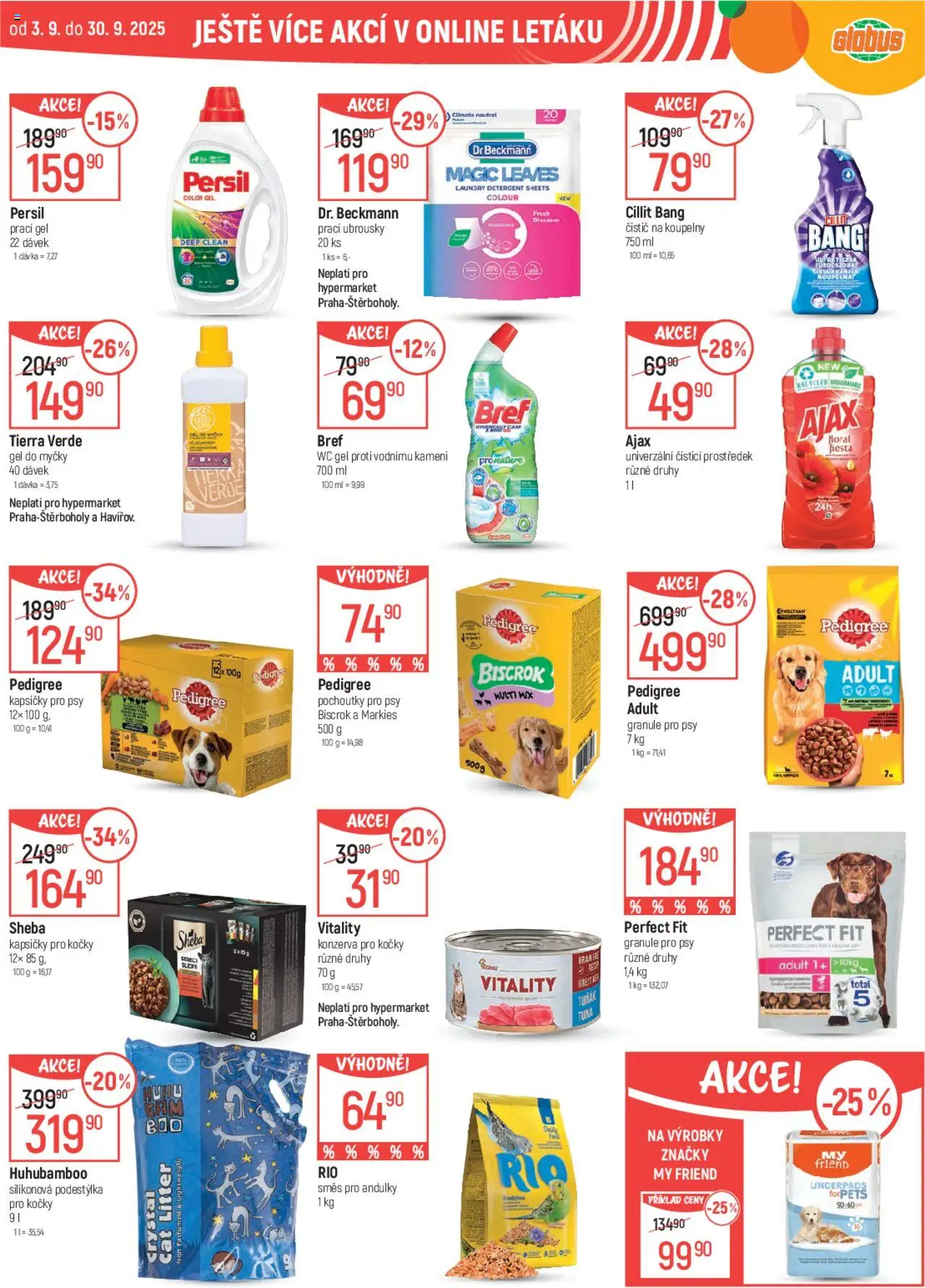 Globus leták od 10.09.2025 | Strana: 36 | Produkty: Ajax, Wc, Persil, Konzerva pro kočky