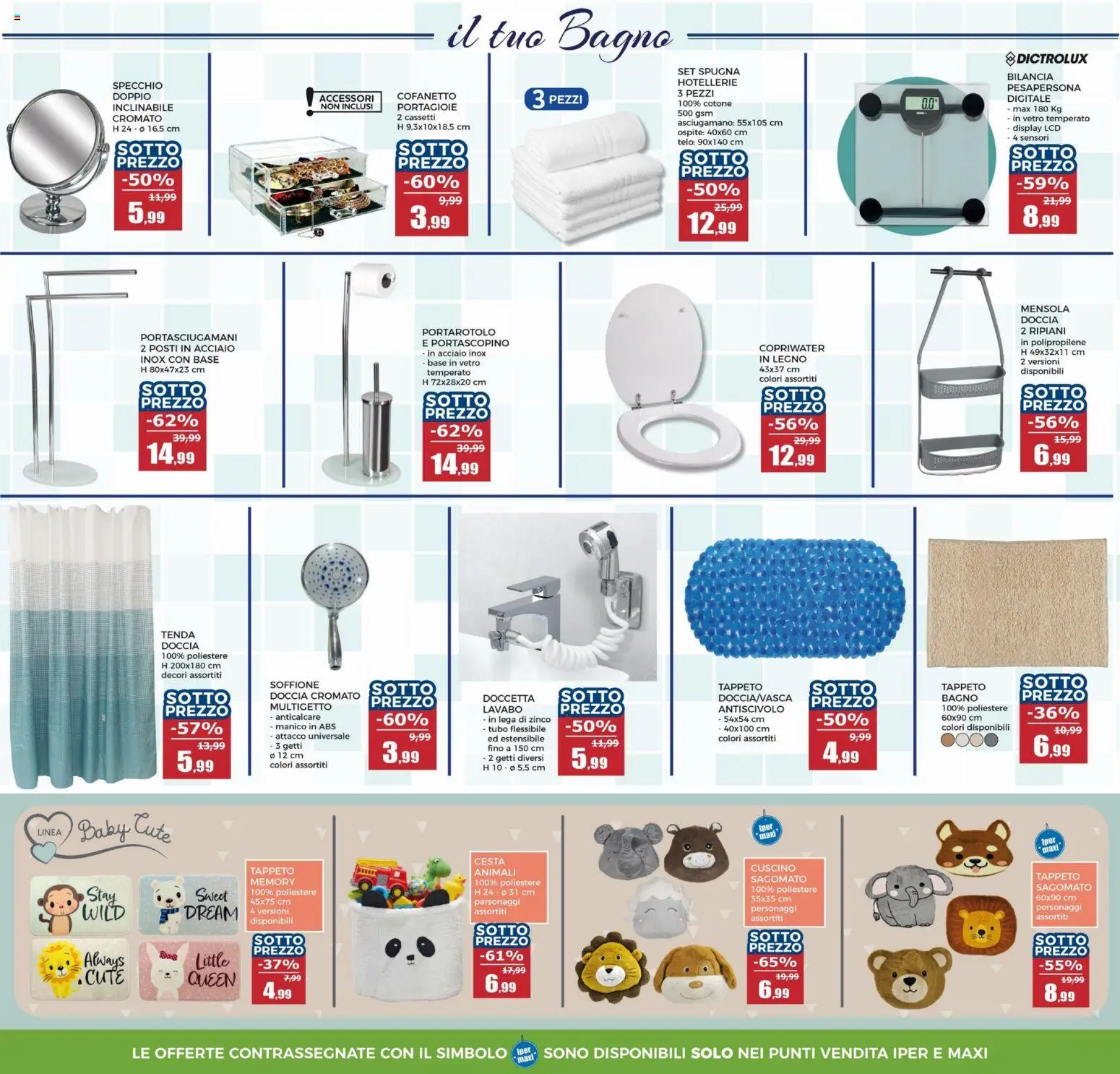 Volantino Happy Casa del 21.01.2026 | Pagina: 8 | Prodotti: Spugna, Doccia, Specchio, Tappeto