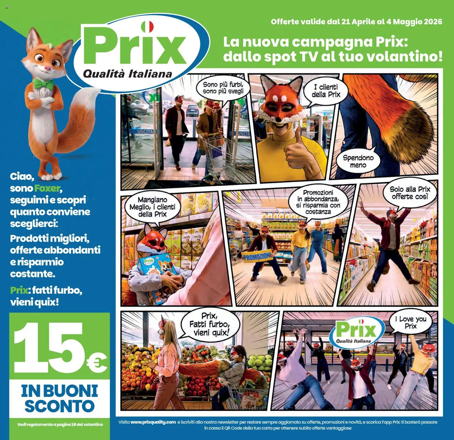 Volantino Prix del 21.04.2026 | Pagina: 1 | Prodotti: TV