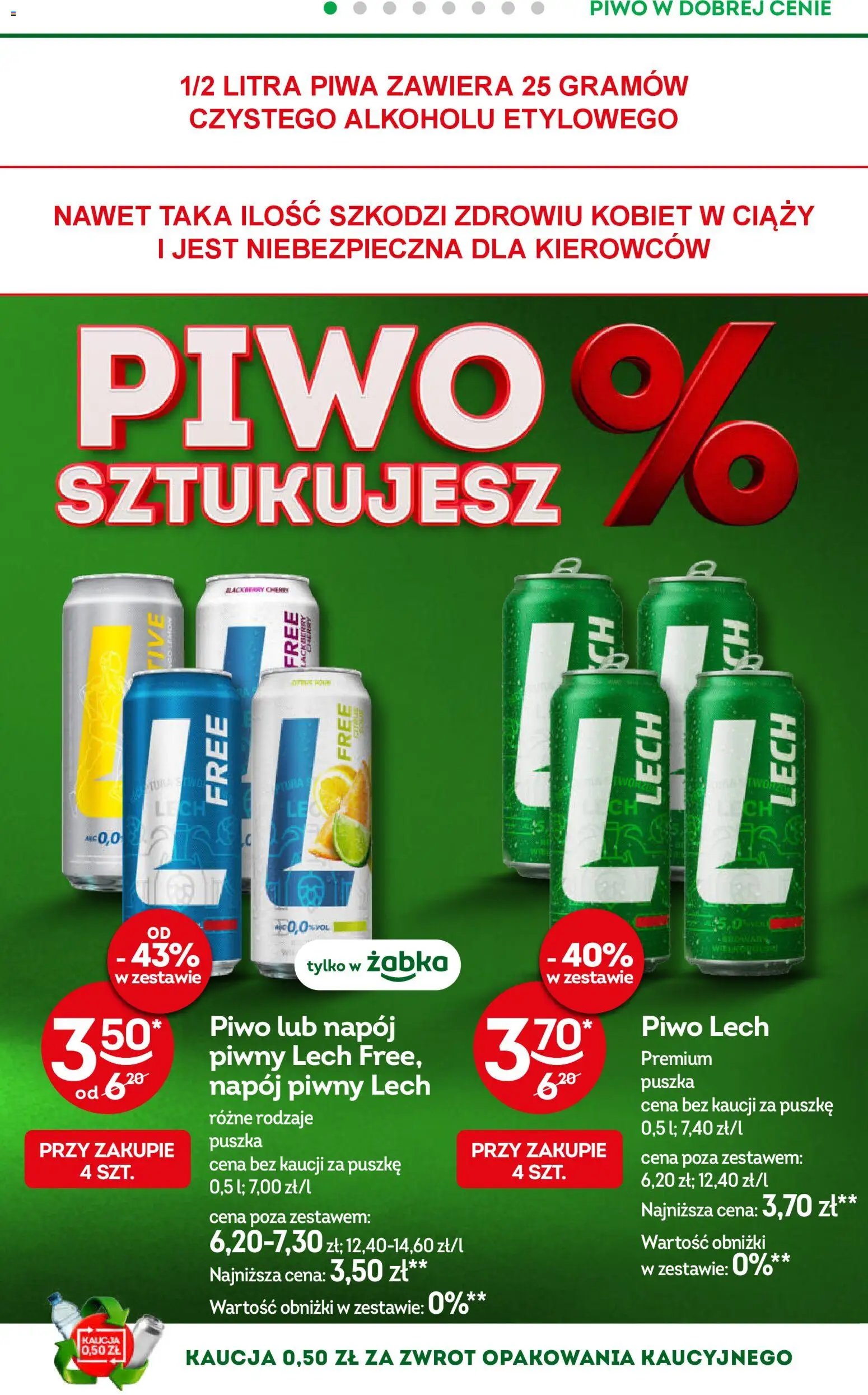 Żabka gazetka od 08.04.2026 | Strona: 37 | Produkty: Piwo